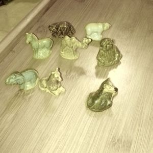 Miniature glass figurines